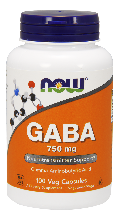 ГАБА 750 мг (Гамма-аминомасляная кислота) 100 капсул